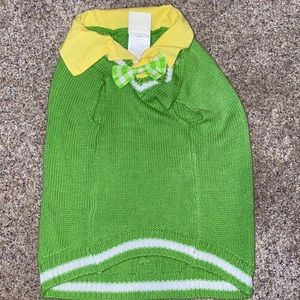 Puppy Dog Holiday Christmas Sweater Lg EUC